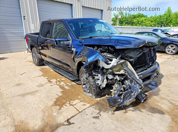 1FTEW1E89MFC18739 2021 FORD F150 Черный Передняя правая четверть