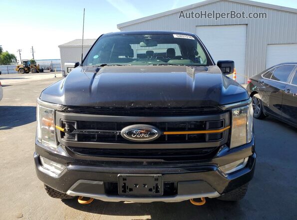 1FTEW1E89NFB41436 2022 FORD F150 Black Вид спереду