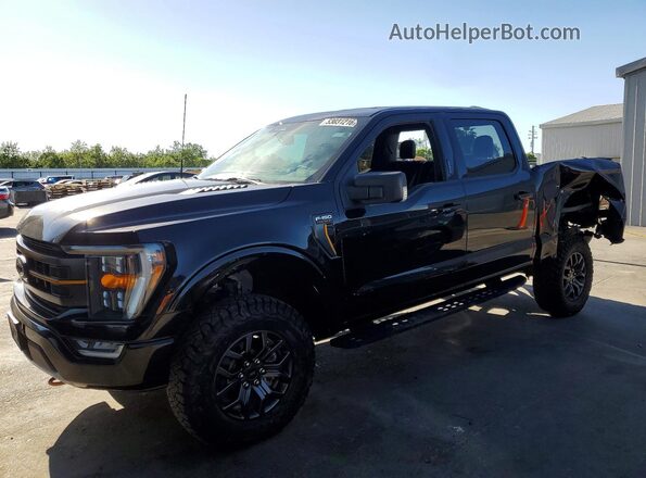 1FTEW1E89NFB41436 2022 FORD F150 Black Передня ліва чверть