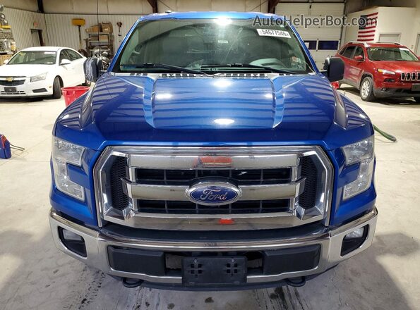 1FTEW1E8XGFC41127 2016 FORD F150 Blue Vista frontal