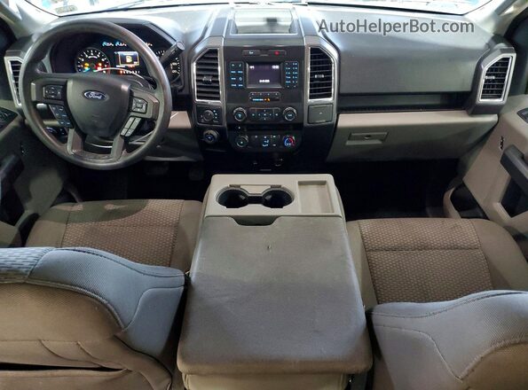 1FTEW1E8XGFC41127 2016 FORD F150 Blue Vista del salpicadero