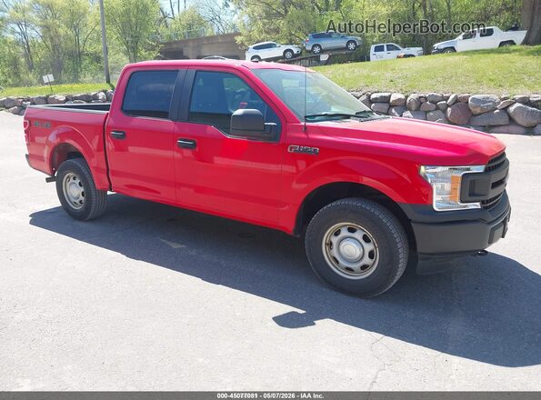 1FTEW1EB0JFD05002 2018 FORD F150 Red Передня права чверть