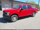 2018 Ford F-150 Xl Red vin: 1FTEW1EB0JFD05002