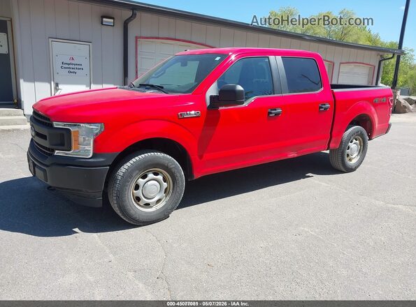 1FTEW1EB0JFD05002 2018 FORD F150 Red Передня ліва чверть