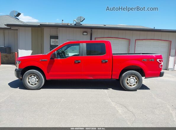 1FTEW1EB0JFD05002 2018 FORD F150 Red Панорамний вид салону 360°