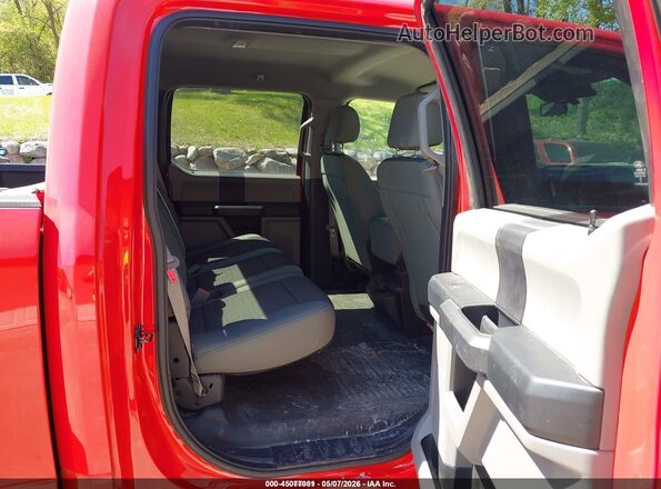 1FTEW1EB0JFD05002 2018 FORD F150 Red Вид наклейки з VIN-кодом