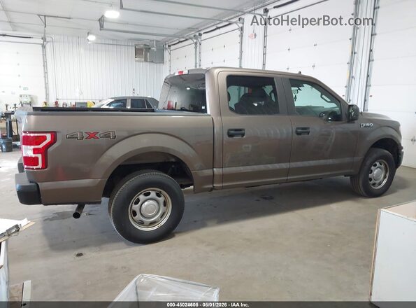 1FTEW1EB0LKF20891 2020 FORD F150 Коричневый Вид задней части салона