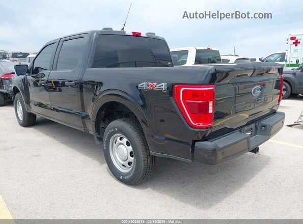 1FTEW1EB0NKE15478 2022 FORD F150 Black Задня ліва чверть