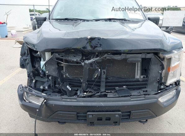 1FTEW1EB0NKE15478 2022 FORD F150 Black Вид спереду