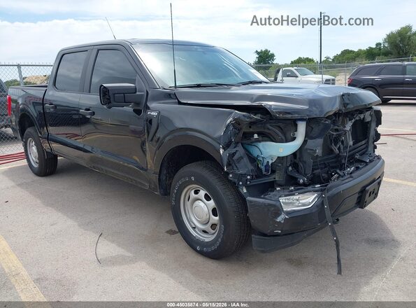 1FTEW1EB0NKE15478 2022 FORD F150 Black Передня права чверть