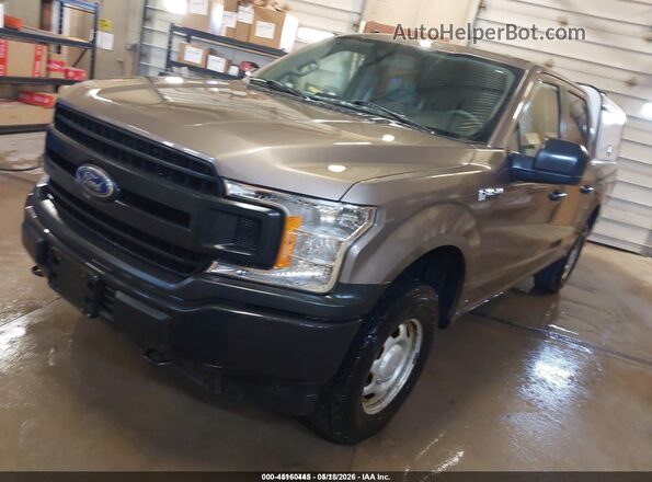 1FTEW1EB2JKE41008 2018 FORD F150 Brown Vista tres cuartos delantera izquierda