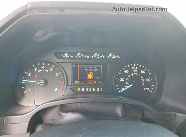 1FTEW1EB5LFC09370 2020 FORD F150 White Instrument cluster view