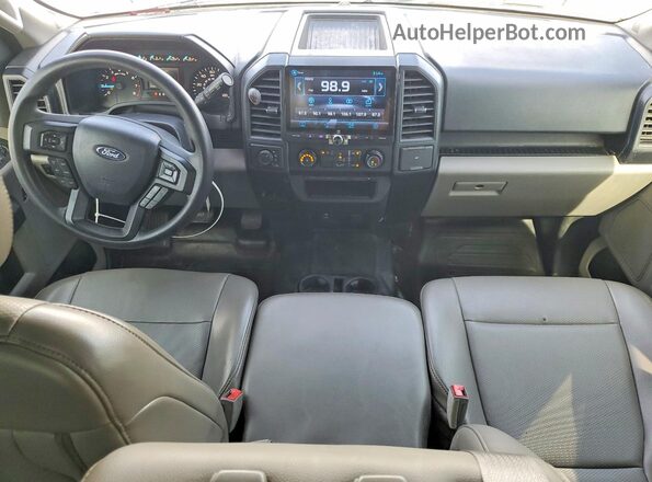 1FTEW1EB5LFC09370 2020 FORD F150 White Dashboard view
