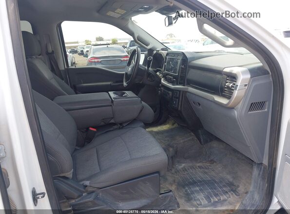1FTEW1EB5MFB64870 2021 FORD F150 Белый Вид салона спереди