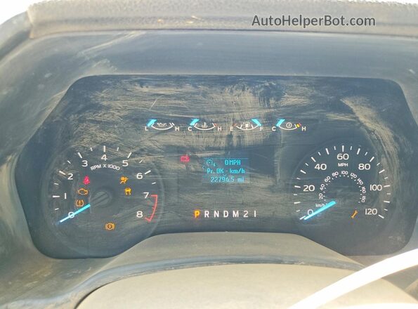 1FTEW1EB8KFC57086 2019 FORD F150 Белый Вид щитка приборов