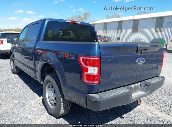1FTEW1EB9LKE67012 2020 FORD F150 Dark Blue Задняя левая четверть