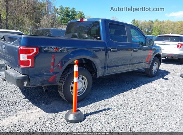 1FTEW1EB9LKE67012 2020 FORD F150 Dark Blue Задняя правая четверть