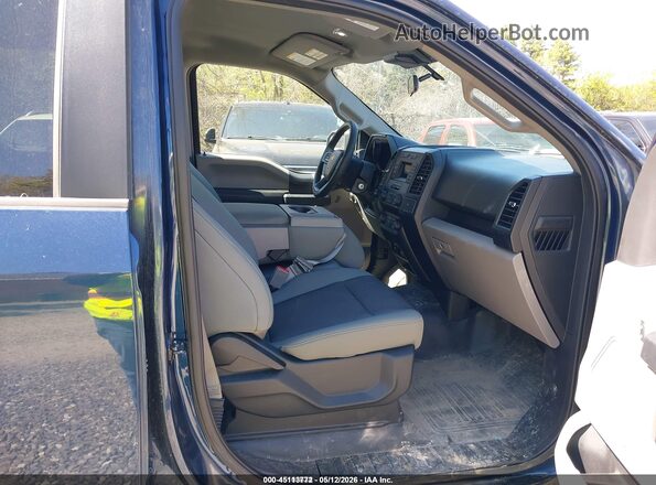 1FTEW1EB9LKE67012 2020 FORD F150 Dark Blue Вид салона спереди