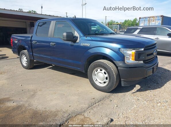1FTEW1EB9LKE67057 2020 FORD F150 Синий Передняя правая четверть