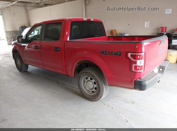 1FTEW1EB9LKE82013 2020 FORD F150 Красный Задняя левая четверть