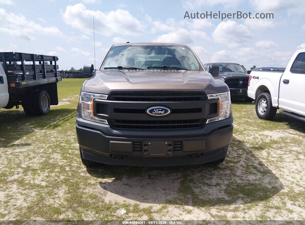 1FTEW1EBXJKF08485 2018 FORD F150 Коричневый Вид щитка приборов