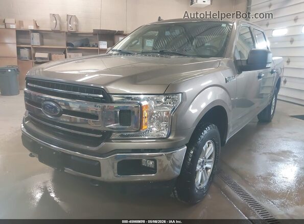 1FTEW1EBXKKD65569 2019 FORD F150 Brown Vista tres cuartos delantera izquierda