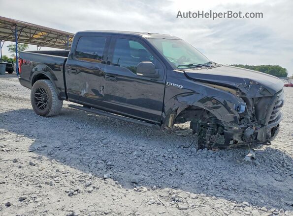 1FTEW1EF0GKF47162 2016 FORD F150 Black Delantero derecho