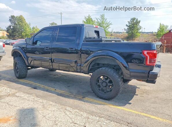 1FTEW1EF1HFA28065 2017 FORD F150 Black Rear left