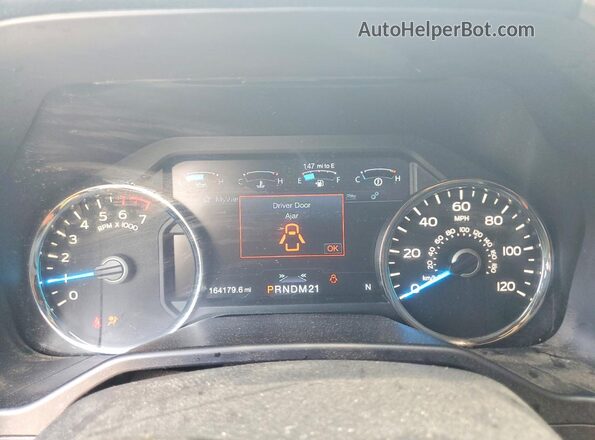 1FTEW1EF1HFA28065 2017 FORD F150 Black Instrument cluster view