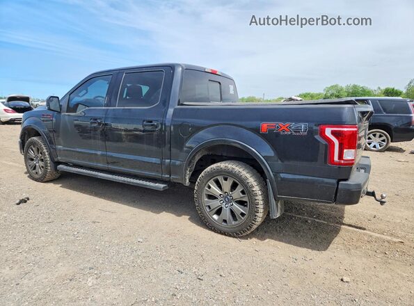 1FTEW1EF3GFC49942 2016 FORD F150 Черный Задняя левая четверть