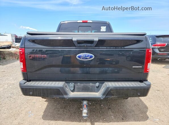 1FTEW1EF3GFC49942 2016 FORD F150 Черный Вид сзади