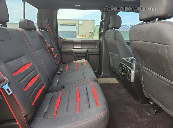 1FTEW1EF3GFC49942 2016 FORD F150 Черный Вид задних сидений