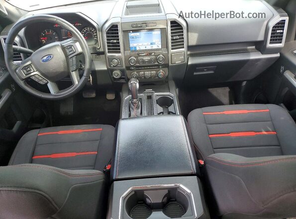 1FTEW1EF3GFC49942 2016 FORD F150 Черный Вид панели приборов