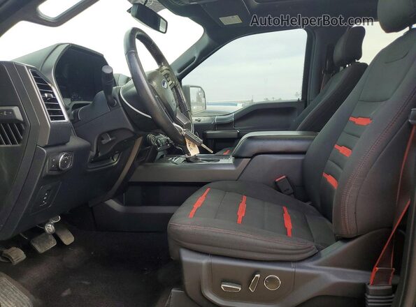 1FTEW1EF3GFC49942 2016 FORD F150 Черный Вид салона спереди