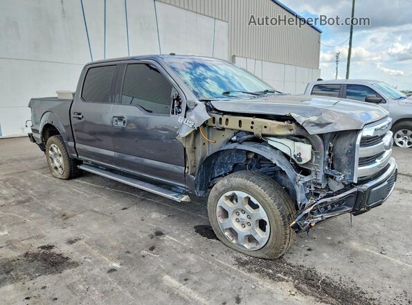1FTEW1EF3HFC43320 2017 FORD F150 Серый Передняя правая четверть