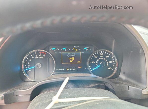 1FTEW1EF3HFC43320 2017 FORD F150 Серый Вид щитка приборов