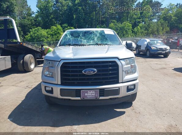 1FTEW1EF4GFA43366 2016 FORD F150 Серебряный Вид щитка приборов