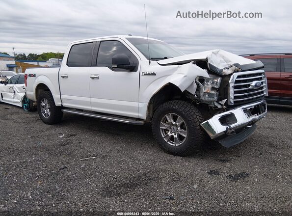 1FTEW1EF4GFB50417 2016 FORD F150 Белый Передняя правая четверть