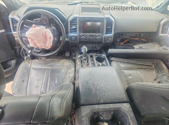 1FTEW1EF4GKF18554 2016 FORD F150 Черный Вид панели приборов