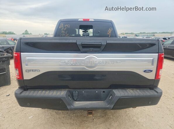 1FTEW1EF4GKF18554 2016 FORD F150 Черный Вид сзади