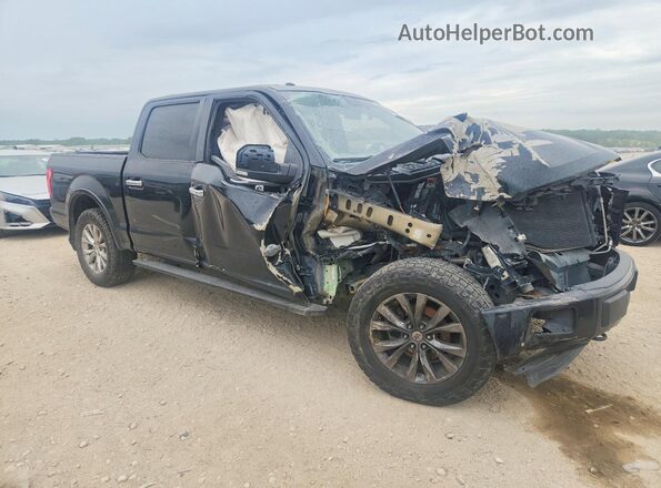 1FTEW1EF4GKF18554 2016 FORD F150 Черный Передняя правая четверть