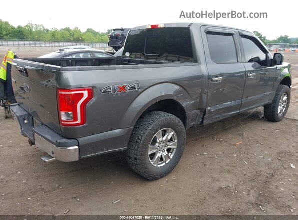 1FTEW1EF4HFA07159 2017 FORD F150 Серый Задняя правая четверть