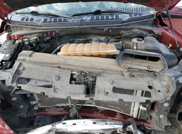 1FTEW1EF4HFC30463 2017 FORD F150 Красный Вид задней части салона