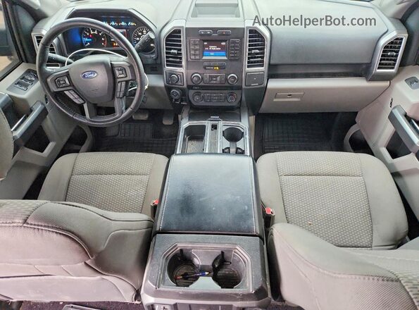 1FTEW1EF6GFC56433 2016 FORD F150 Черный Вид панели приборов