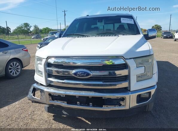 1FTEW1EF6GKD52067 2016 FORD F150 Белый Вид панели приборов