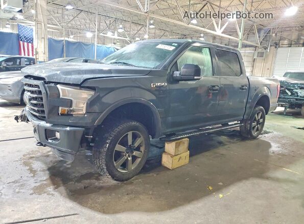 1FTEW1EF8GFC28889 2016 FORD F150 Серый Передняя левая четверть
