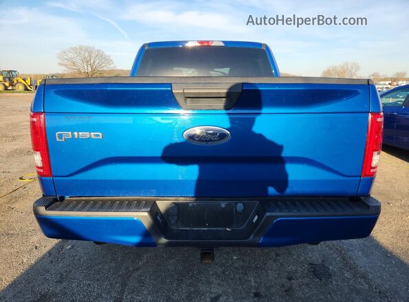 1FTEW1EF8HKC82444 2017 FORD F150 Синий Вид сзади