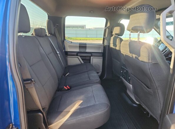 1FTEW1EF8HKC82444 2017 FORD F150 Синий Вид задних сидений