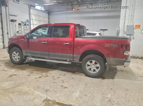 1FTEW1EFXHFC39250 2017 FORD F150 Красный Задняя левая четверть