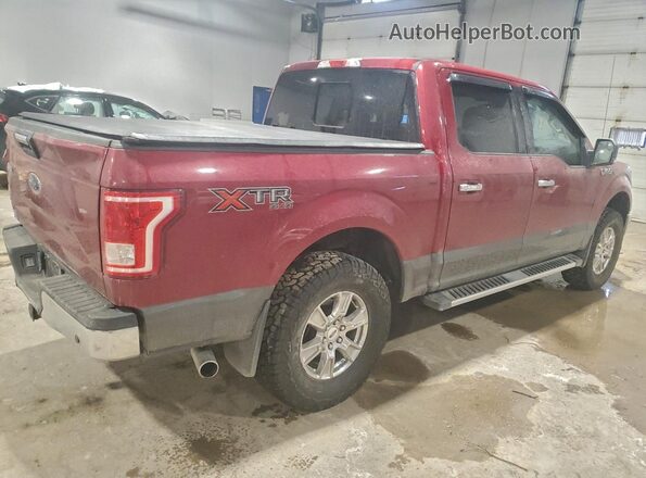 1FTEW1EFXHFC39250 2017 FORD F150 Красный Задняя правая четверть